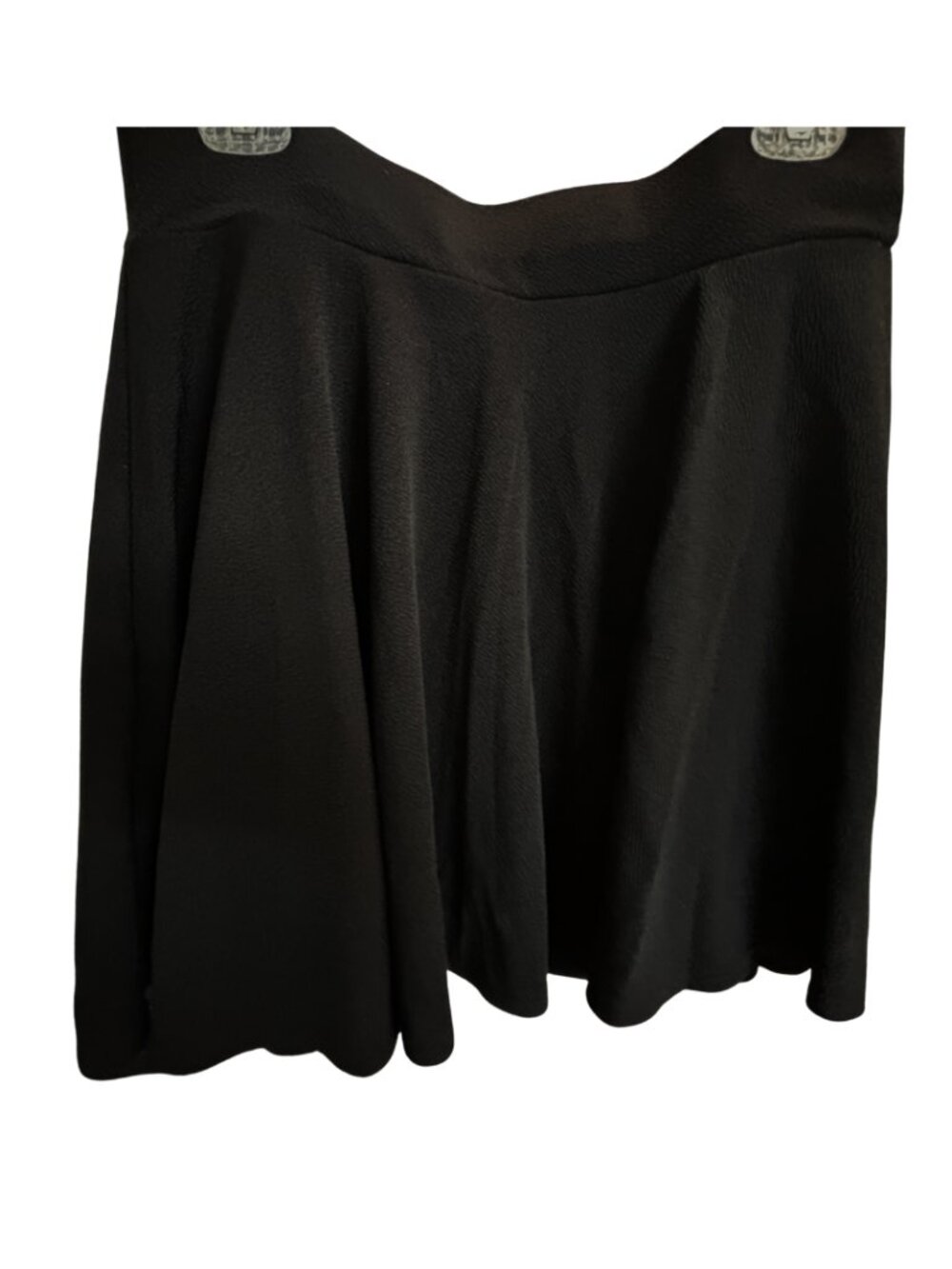 DJT new with tags full skater black crepe skort XL